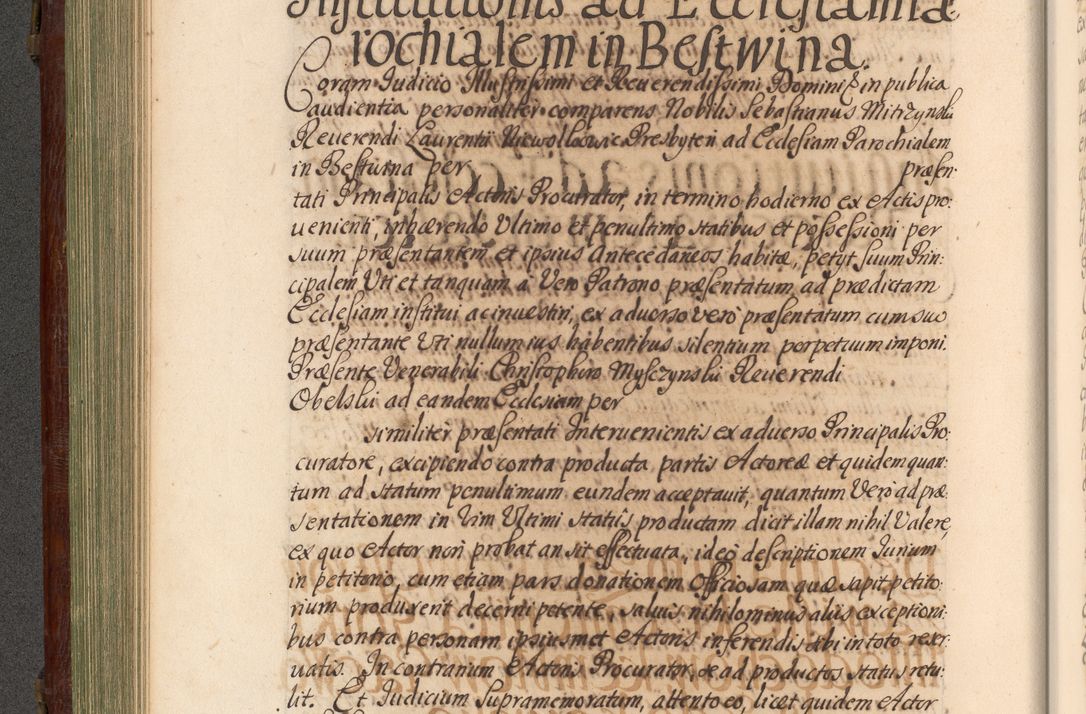 Zdjęcie nr 255 dla obiektu archiwalnego: Acta actorum episcopalium R. D. Andrea Trzebicki, episcopi Cracoviensis a mense Aprili 1675 ad Aprilem 1676 acticatorum. Volumen VI
