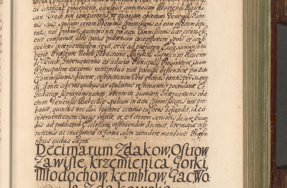 Zdjęcie nr 256 dla obiektu archiwalnego: Acta actorum episcopalium R. D. Andrea Trzebicki, episcopi Cracoviensis a mense Aprili 1675 ad Aprilem 1676 acticatorum. Volumen VI