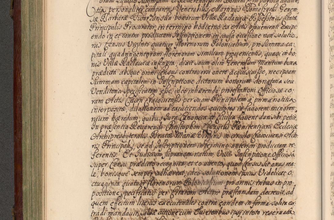 Zdjęcie nr 245 dla obiektu archiwalnego: Acta actorum episcopalium R. D. Andrea Trzebicki, episcopi Cracoviensis a mense Aprili 1675 ad Aprilem 1676 acticatorum. Volumen VI