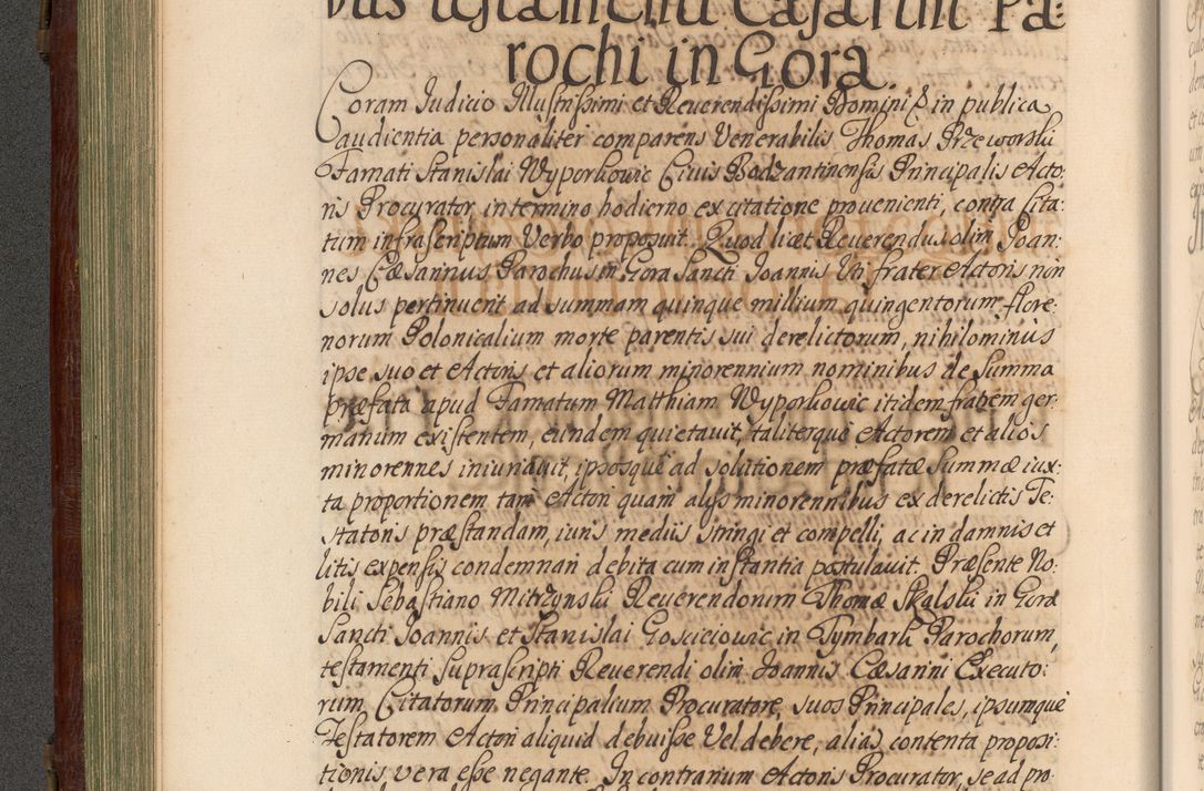 Zdjęcie nr 237 dla obiektu archiwalnego: Acta actorum episcopalium R. D. Andrea Trzebicki, episcopi Cracoviensis a mense Aprili 1675 ad Aprilem 1676 acticatorum. Volumen VI