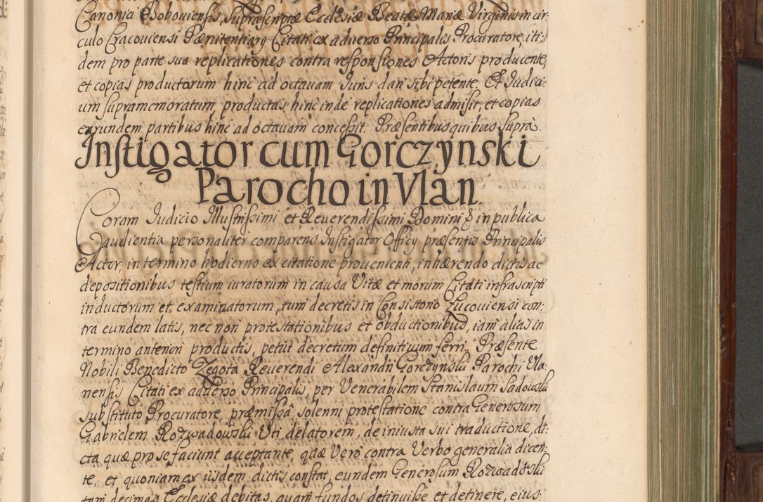 Zdjęcie nr 238 dla obiektu archiwalnego: Acta actorum episcopalium R. D. Andrea Trzebicki, episcopi Cracoviensis a mense Aprili 1675 ad Aprilem 1676 acticatorum. Volumen VI