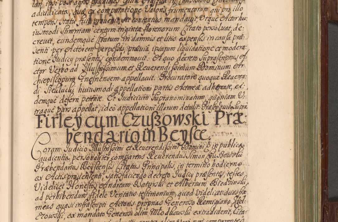 Zdjęcie nr 236 dla obiektu archiwalnego: Acta actorum episcopalium R. D. Andrea Trzebicki, episcopi Cracoviensis a mense Aprili 1675 ad Aprilem 1676 acticatorum. Volumen VI