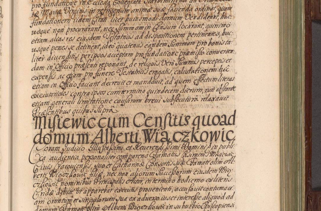 Zdjęcie nr 232 dla obiektu archiwalnego: Acta actorum episcopalium R. D. Andrea Trzebicki, episcopi Cracoviensis a mense Aprili 1675 ad Aprilem 1676 acticatorum. Volumen VI