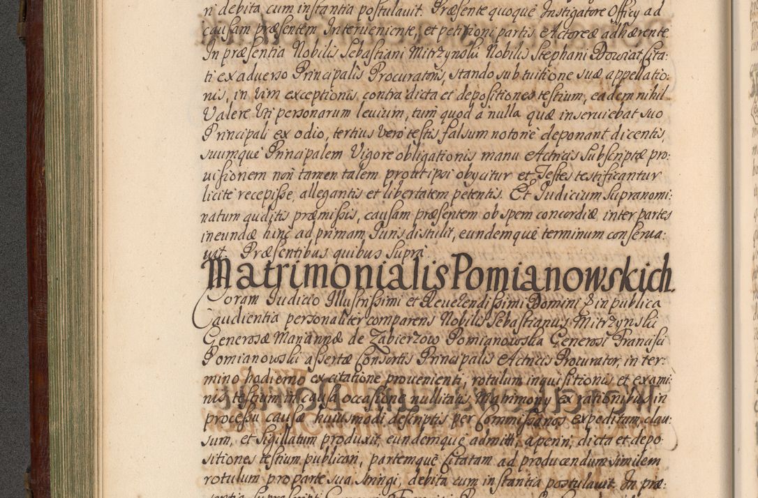 Zdjęcie nr 219 dla obiektu archiwalnego: Acta actorum episcopalium R. D. Andrea Trzebicki, episcopi Cracoviensis a mense Aprili 1675 ad Aprilem 1676 acticatorum. Volumen VI