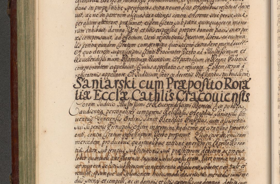 Zdjęcie nr 213 dla obiektu archiwalnego: Acta actorum episcopalium R. D. Andrea Trzebicki, episcopi Cracoviensis a mense Aprili 1675 ad Aprilem 1676 acticatorum. Volumen VI