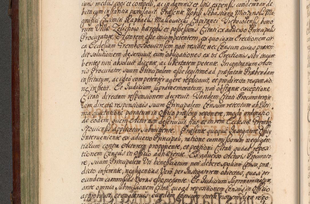 Zdjęcie nr 209 dla obiektu archiwalnego: Acta actorum episcopalium R. D. Andrea Trzebicki, episcopi Cracoviensis a mense Aprili 1675 ad Aprilem 1676 acticatorum. Volumen VI