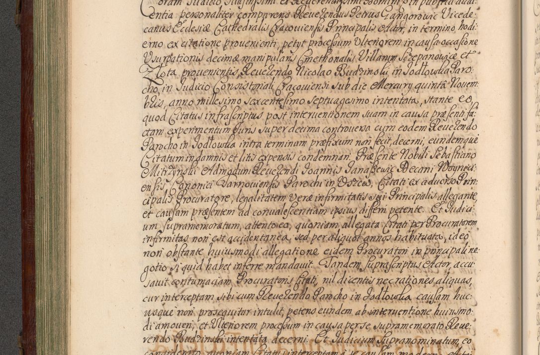 Zdjęcie nr 207 dla obiektu archiwalnego: Acta actorum episcopalium R. D. Andrea Trzebicki, episcopi Cracoviensis a mense Aprili 1675 ad Aprilem 1676 acticatorum. Volumen VI