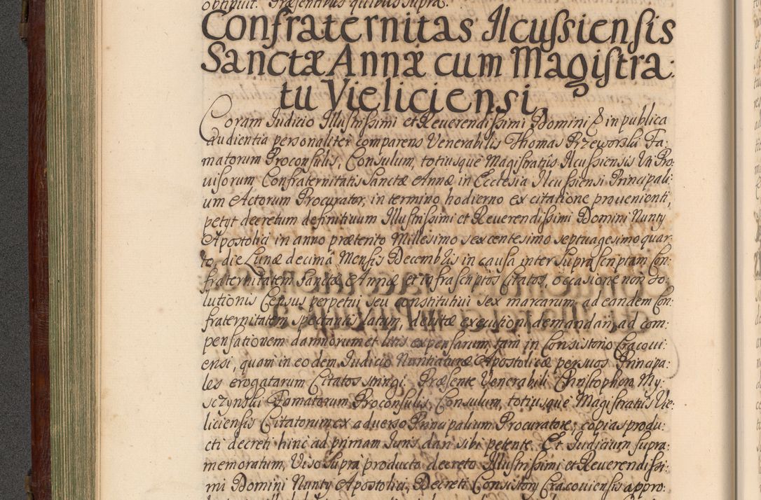 Zdjęcie nr 211 dla obiektu archiwalnego: Acta actorum episcopalium R. D. Andrea Trzebicki, episcopi Cracoviensis a mense Aprili 1675 ad Aprilem 1676 acticatorum. Volumen VI