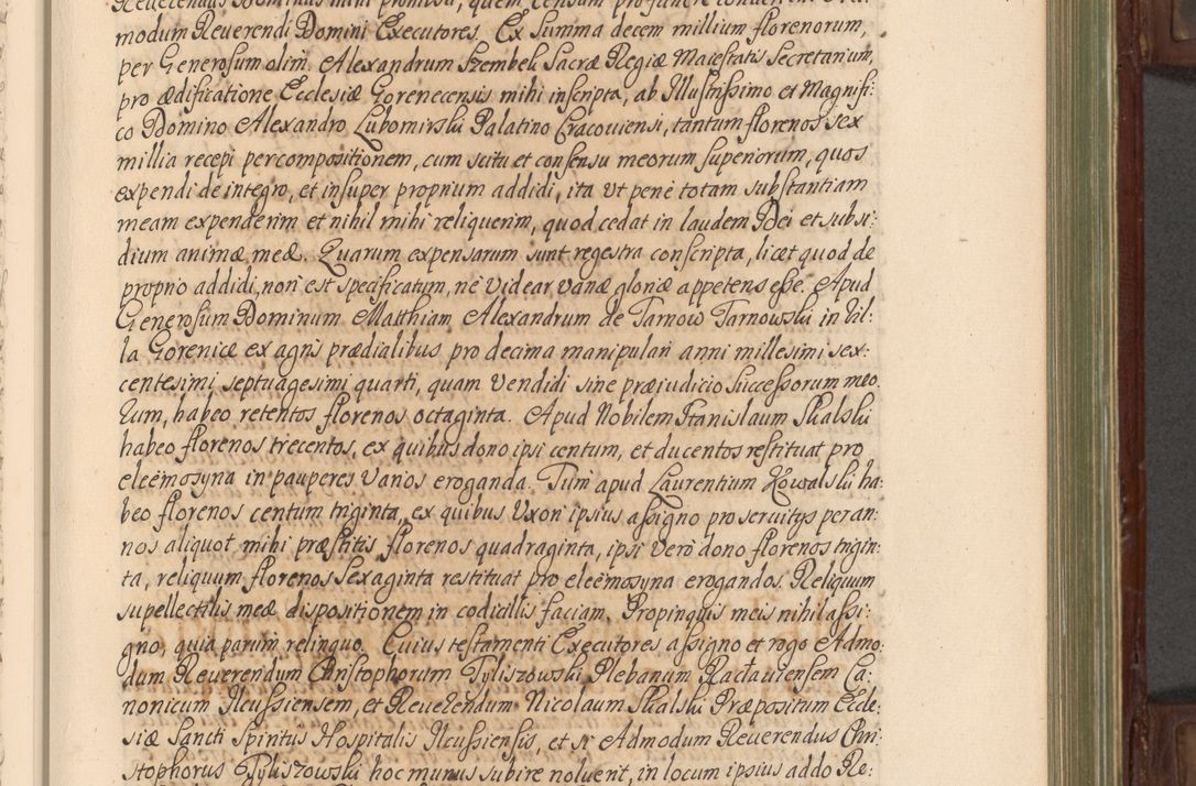 Zdjęcie nr 204 dla obiektu archiwalnego: Acta actorum episcopalium R. D. Andrea Trzebicki, episcopi Cracoviensis a mense Aprili 1675 ad Aprilem 1676 acticatorum. Volumen VI