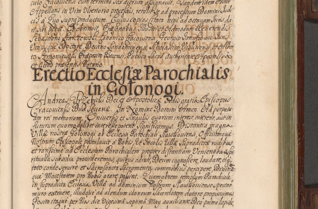Zdjęcie nr 194 dla obiektu archiwalnego: Acta actorum episcopalium R. D. Andrea Trzebicki, episcopi Cracoviensis a mense Aprili 1675 ad Aprilem 1676 acticatorum. Volumen VI