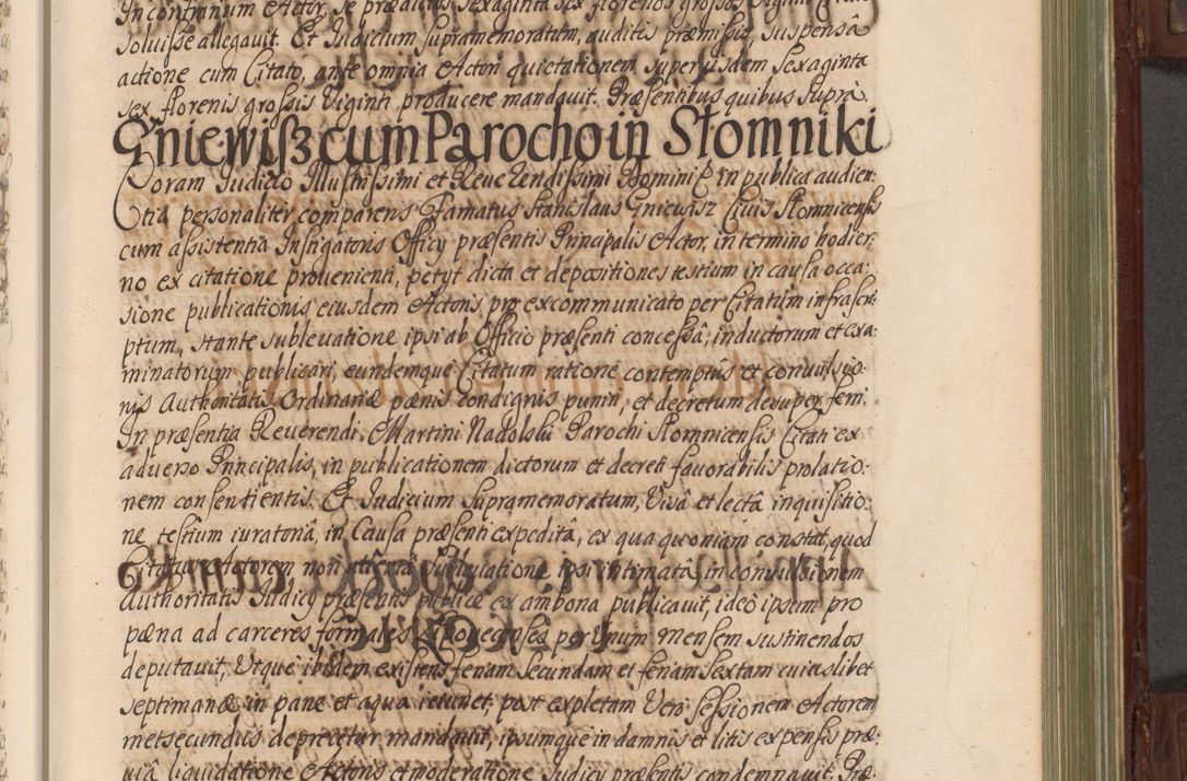 Zdjęcie nr 184 dla obiektu archiwalnego: Acta actorum episcopalium R. D. Andrea Trzebicki, episcopi Cracoviensis a mense Aprili 1675 ad Aprilem 1676 acticatorum. Volumen VI