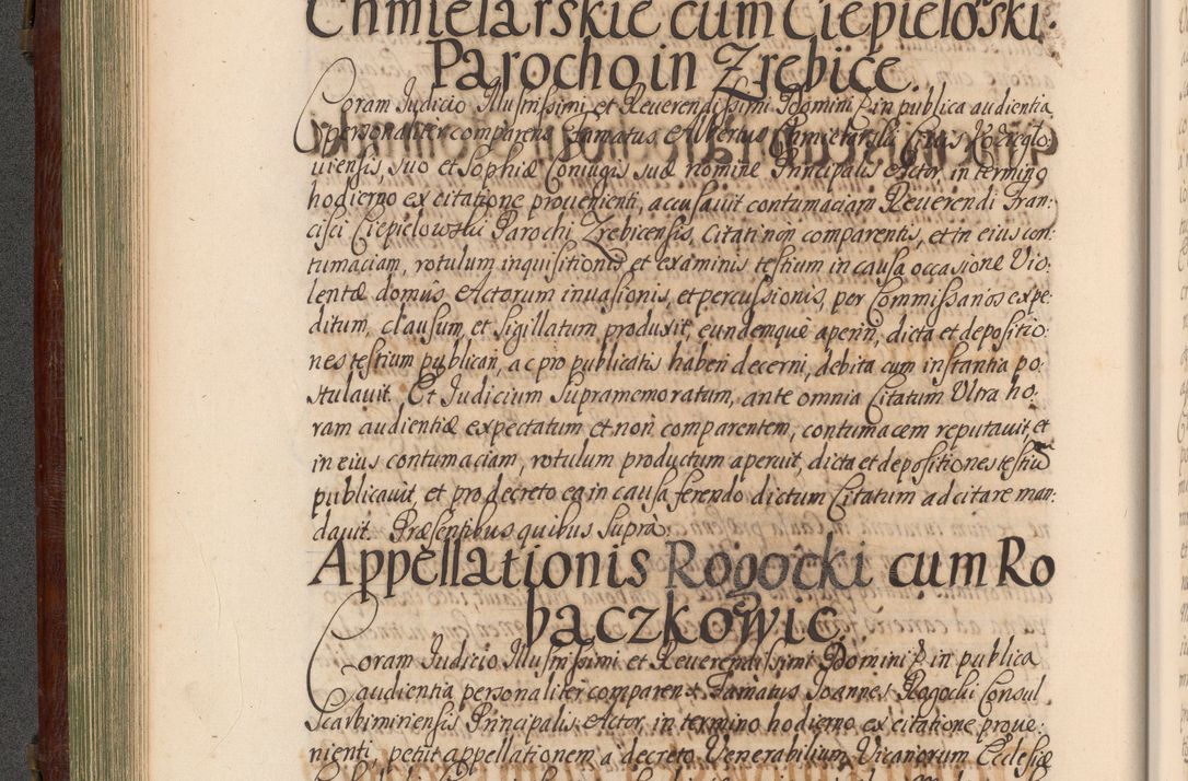Zdjęcie nr 185 dla obiektu archiwalnego: Acta actorum episcopalium R. D. Andrea Trzebicki, episcopi Cracoviensis a mense Aprili 1675 ad Aprilem 1676 acticatorum. Volumen VI