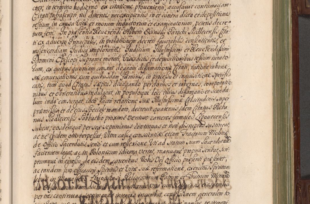 Zdjęcie nr 172 dla obiektu archiwalnego: Acta actorum episcopalium R. D. Andrea Trzebicki, episcopi Cracoviensis a mense Aprili 1675 ad Aprilem 1676 acticatorum. Volumen VI