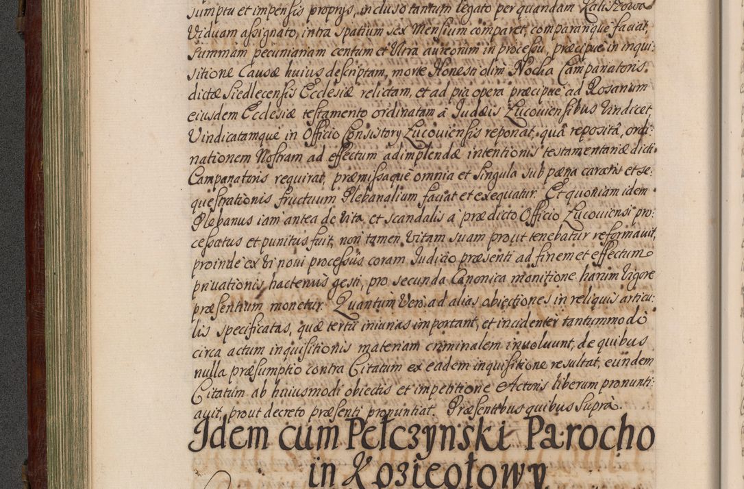 Zdjęcie nr 173 dla obiektu archiwalnego: Acta actorum episcopalium R. D. Andrea Trzebicki, episcopi Cracoviensis a mense Aprili 1675 ad Aprilem 1676 acticatorum. Volumen VI