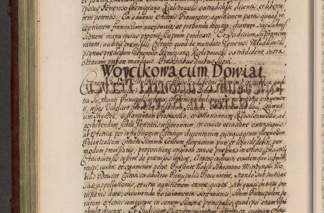 Zdjęcie nr 171 dla obiektu archiwalnego: Acta actorum episcopalium R. D. Andrea Trzebicki, episcopi Cracoviensis a mense Aprili 1675 ad Aprilem 1676 acticatorum. Volumen VI