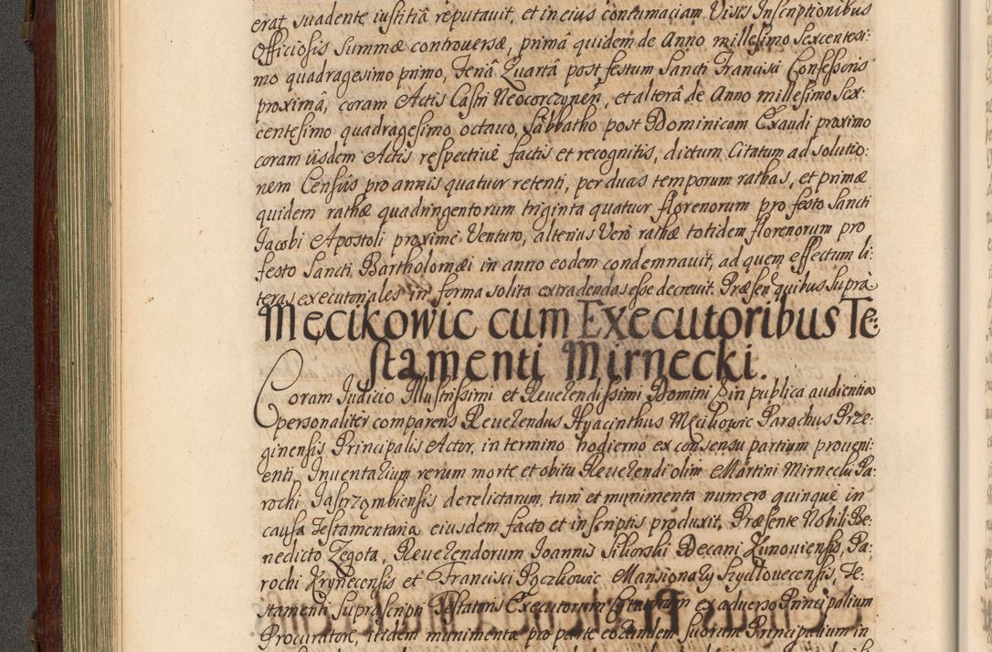 Zdjęcie nr 167 dla obiektu archiwalnego: Acta actorum episcopalium R. D. Andrea Trzebicki, episcopi Cracoviensis a mense Aprili 1675 ad Aprilem 1676 acticatorum. Volumen VI