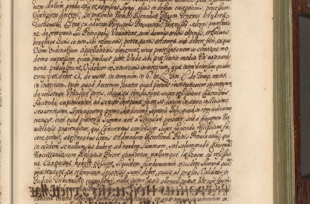 Zdjęcie nr 168 dla obiektu archiwalnego: Acta actorum episcopalium R. D. Andrea Trzebicki, episcopi Cracoviensis a mense Aprili 1675 ad Aprilem 1676 acticatorum. Volumen VI