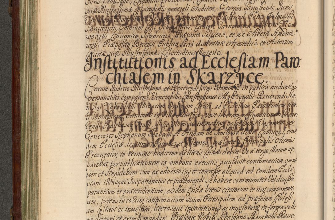 Zdjęcie nr 163 dla obiektu archiwalnego: Acta actorum episcopalium R. D. Andrea Trzebicki, episcopi Cracoviensis a mense Aprili 1675 ad Aprilem 1676 acticatorum. Volumen VI