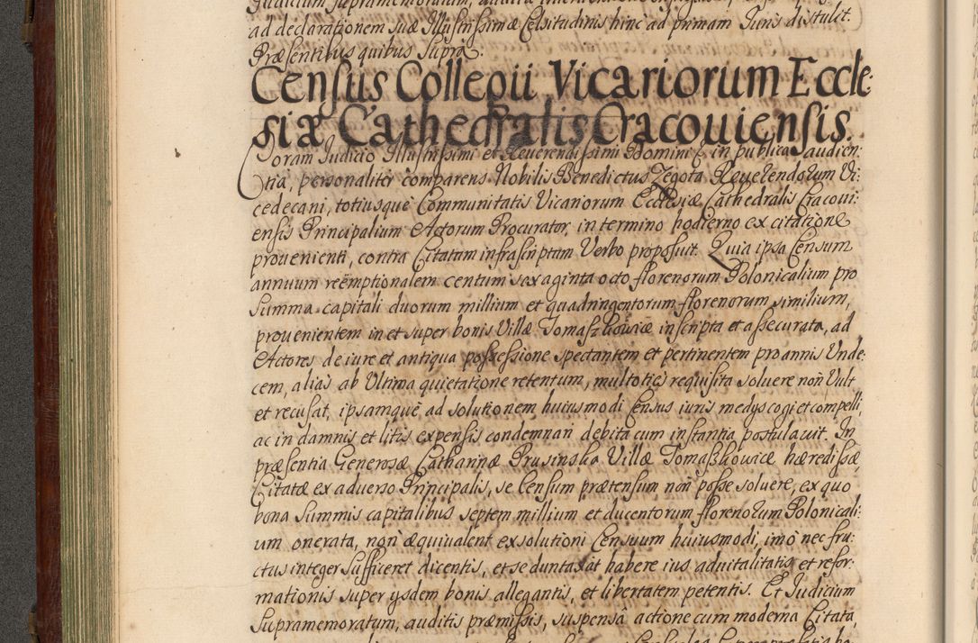 Zdjęcie nr 165 dla obiektu archiwalnego: Acta actorum episcopalium R. D. Andrea Trzebicki, episcopi Cracoviensis a mense Aprili 1675 ad Aprilem 1676 acticatorum. Volumen VI