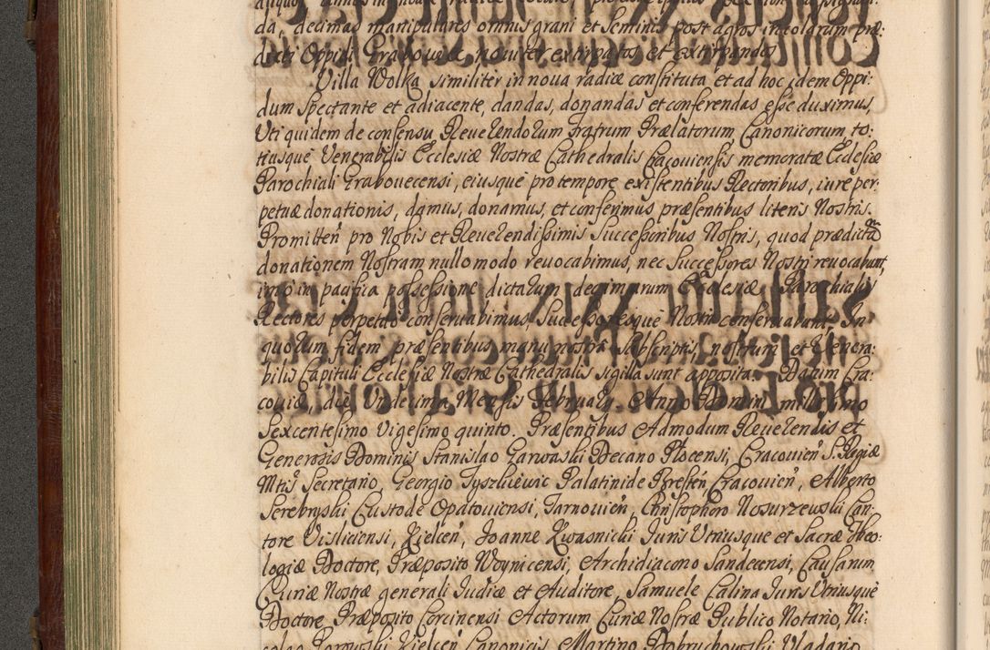 Zdjęcie nr 159 dla obiektu archiwalnego: Acta actorum episcopalium R. D. Andrea Trzebicki, episcopi Cracoviensis a mense Aprili 1675 ad Aprilem 1676 acticatorum. Volumen VI