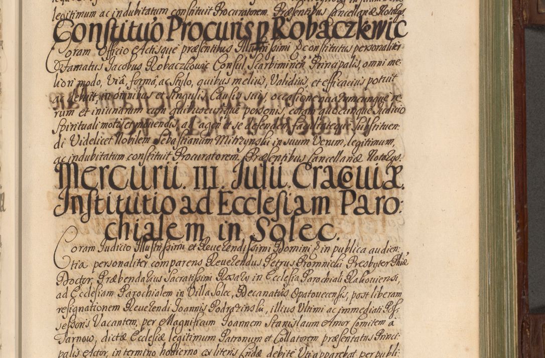 Zdjęcie nr 162 dla obiektu archiwalnego: Acta actorum episcopalium R. D. Andrea Trzebicki, episcopi Cracoviensis a mense Aprili 1675 ad Aprilem 1676 acticatorum. Volumen VI