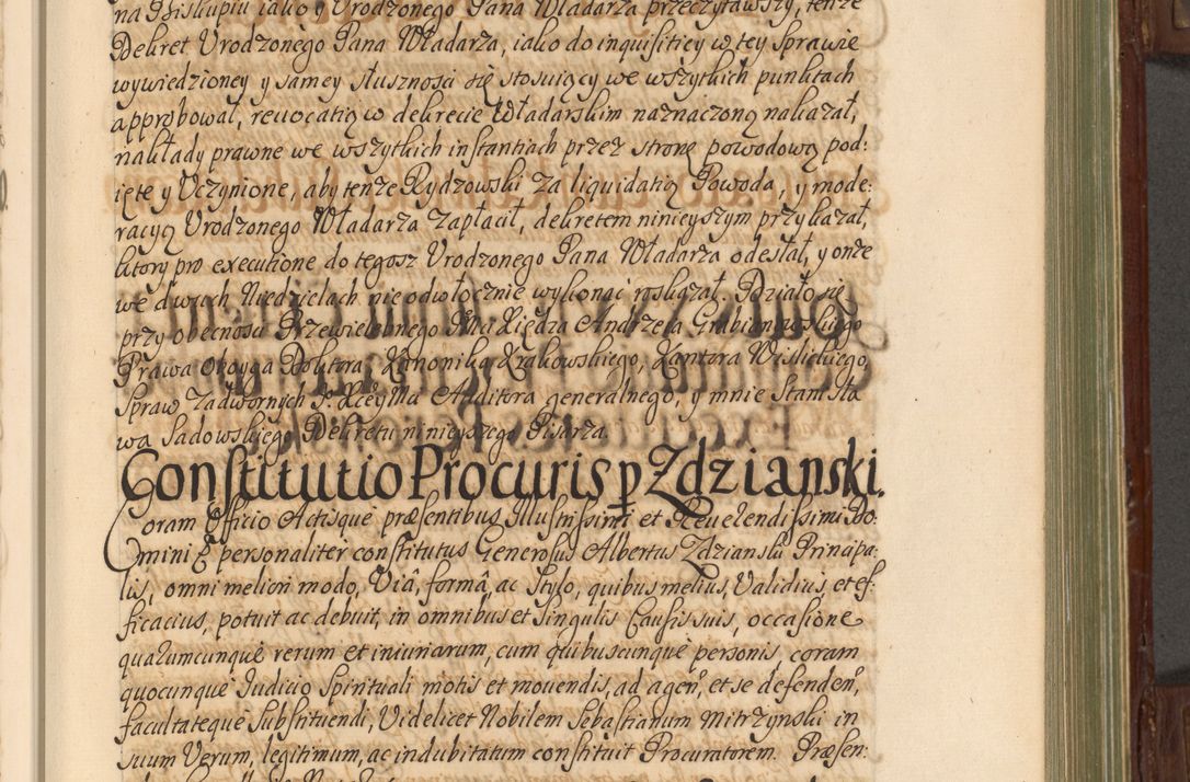 Zdjęcie nr 156 dla obiektu archiwalnego: Acta actorum episcopalium R. D. Andrea Trzebicki, episcopi Cracoviensis a mense Aprili 1675 ad Aprilem 1676 acticatorum. Volumen VI