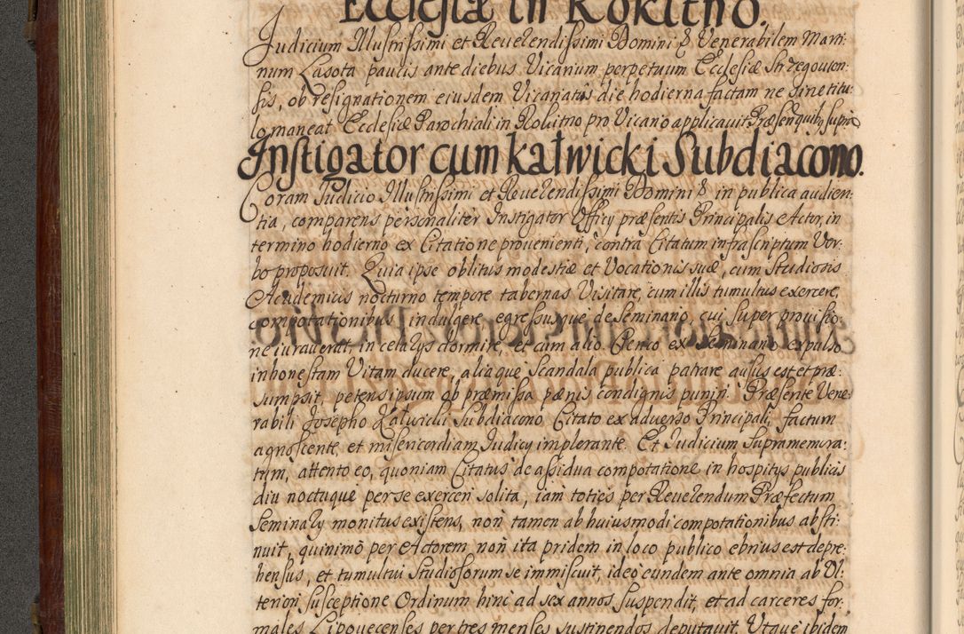 Zdjęcie nr 155 dla obiektu archiwalnego: Acta actorum episcopalium R. D. Andrea Trzebicki, episcopi Cracoviensis a mense Aprili 1675 ad Aprilem 1676 acticatorum. Volumen VI