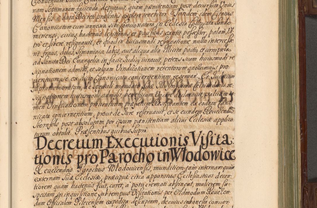 Zdjęcie nr 152 dla obiektu archiwalnego: Acta actorum episcopalium R. D. Andrea Trzebicki, episcopi Cracoviensis a mense Aprili 1675 ad Aprilem 1676 acticatorum. Volumen VI