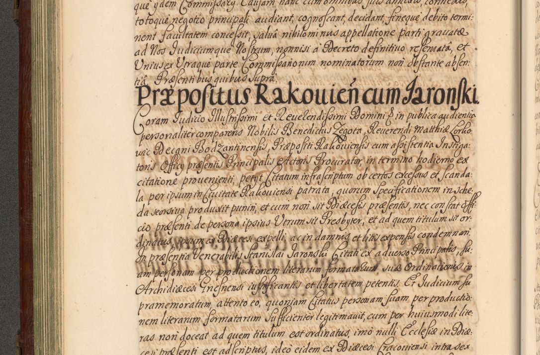 Zdjęcie nr 147 dla obiektu archiwalnego: Acta actorum episcopalium R. D. Andrea Trzebicki, episcopi Cracoviensis a mense Aprili 1675 ad Aprilem 1676 acticatorum. Volumen VI