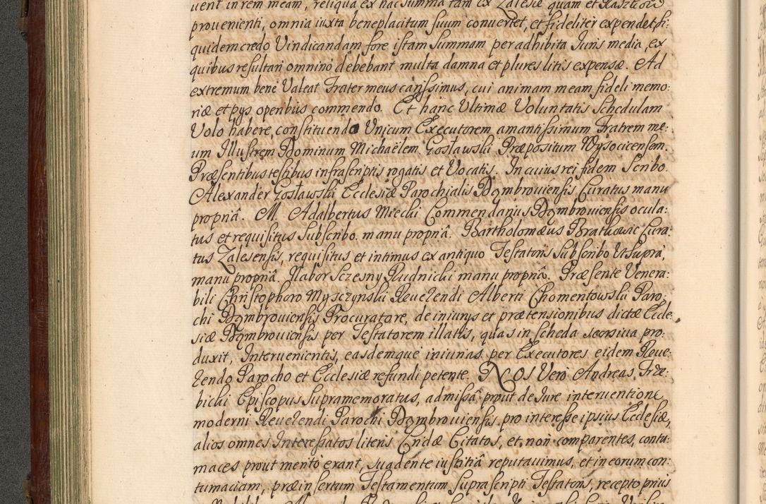 Zdjęcie nr 141 dla obiektu archiwalnego: Acta actorum episcopalium R. D. Andrea Trzebicki, episcopi Cracoviensis a mense Aprili 1675 ad Aprilem 1676 acticatorum. Volumen VI