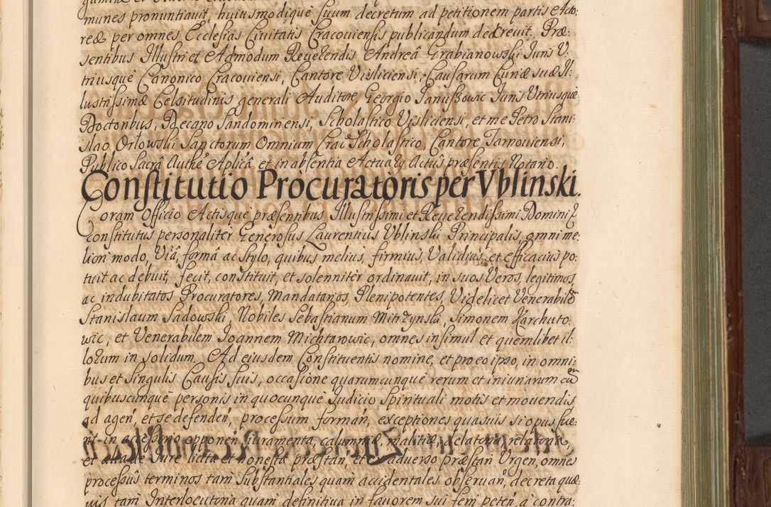 Zdjęcie nr 130 dla obiektu archiwalnego: Acta actorum episcopalium R. D. Andrea Trzebicki, episcopi Cracoviensis a mense Aprili 1675 ad Aprilem 1676 acticatorum. Volumen VI