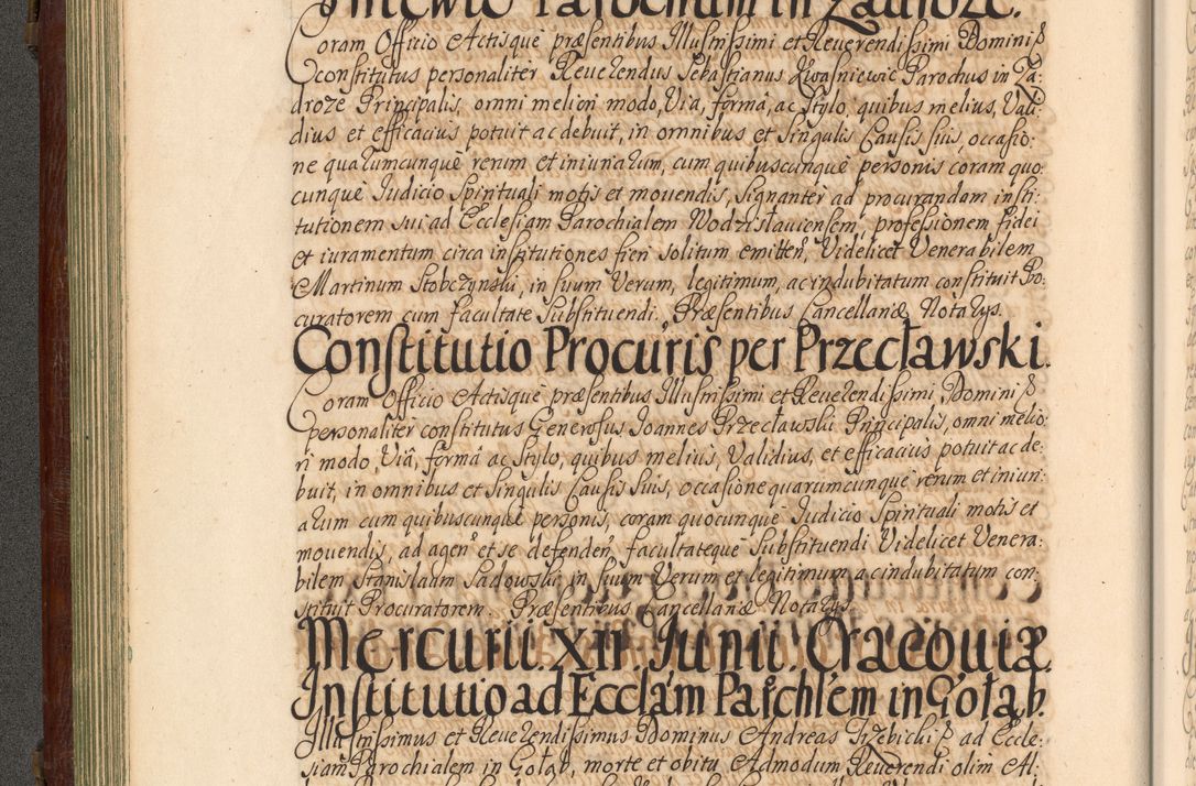 Zdjęcie nr 123 dla obiektu archiwalnego: Acta actorum episcopalium R. D. Andrea Trzebicki, episcopi Cracoviensis a mense Aprili 1675 ad Aprilem 1676 acticatorum. Volumen VI