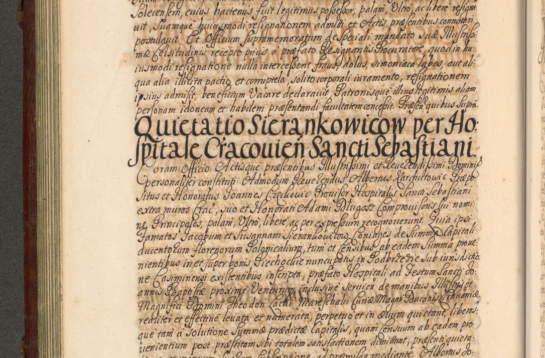 Zdjęcie nr 125 dla obiektu archiwalnego: Acta actorum episcopalium R. D. Andrea Trzebicki, episcopi Cracoviensis a mense Aprili 1675 ad Aprilem 1676 acticatorum. Volumen VI