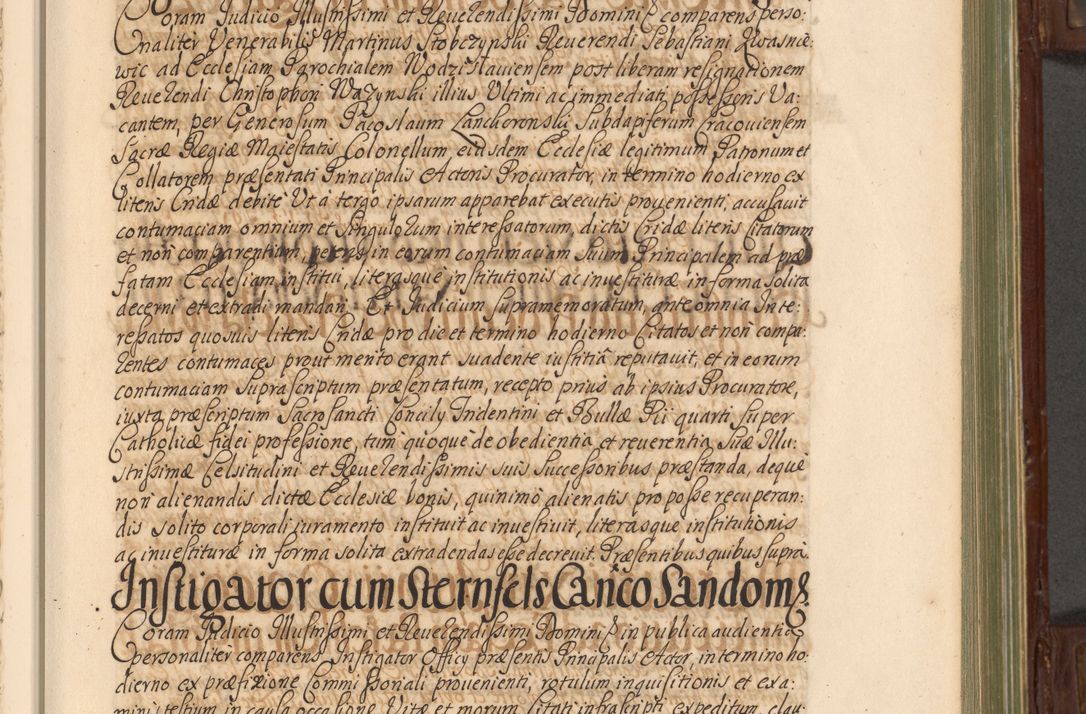 Zdjęcie nr 124 dla obiektu archiwalnego: Acta actorum episcopalium R. D. Andrea Trzebicki, episcopi Cracoviensis a mense Aprili 1675 ad Aprilem 1676 acticatorum. Volumen VI