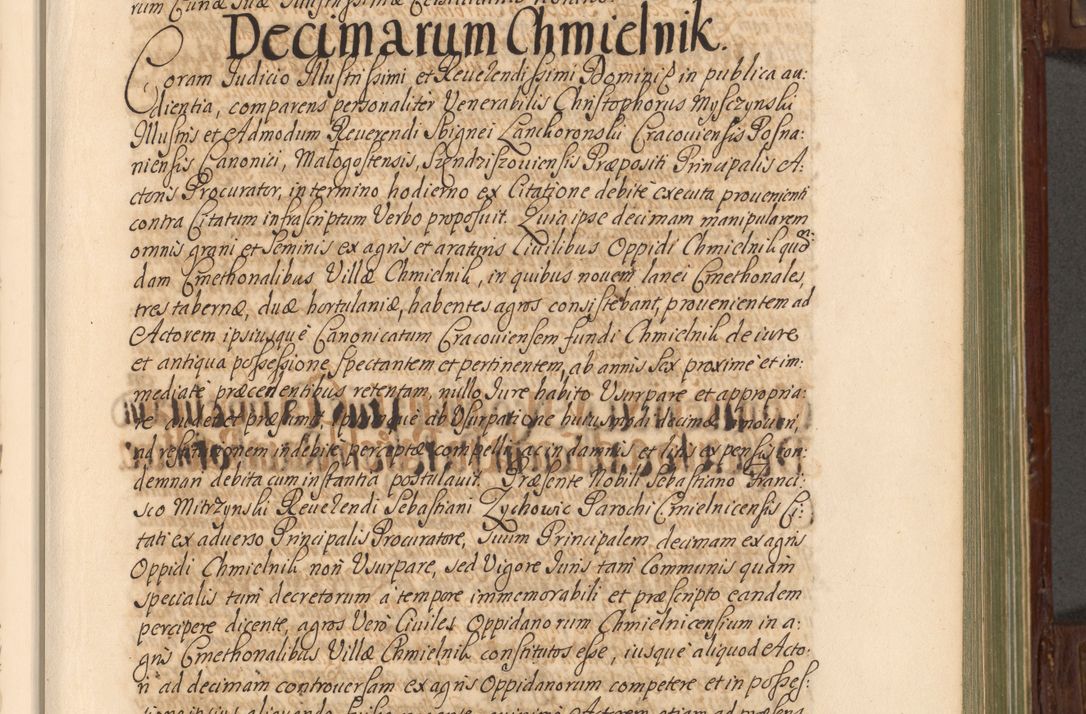 Zdjęcie nr 114 dla obiektu archiwalnego: Acta actorum episcopalium R. D. Andrea Trzebicki, episcopi Cracoviensis a mense Aprili 1675 ad Aprilem 1676 acticatorum. Volumen VI