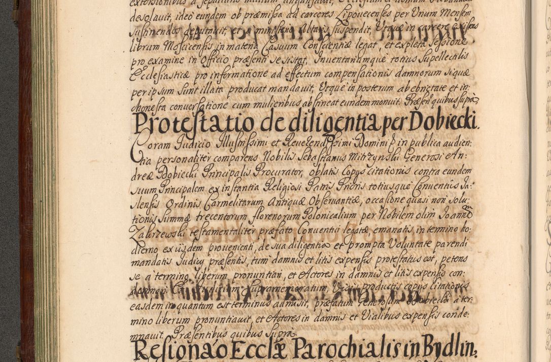 Zdjęcie nr 117 dla obiektu archiwalnego: Acta actorum episcopalium R. D. Andrea Trzebicki, episcopi Cracoviensis a mense Aprili 1675 ad Aprilem 1676 acticatorum. Volumen VI