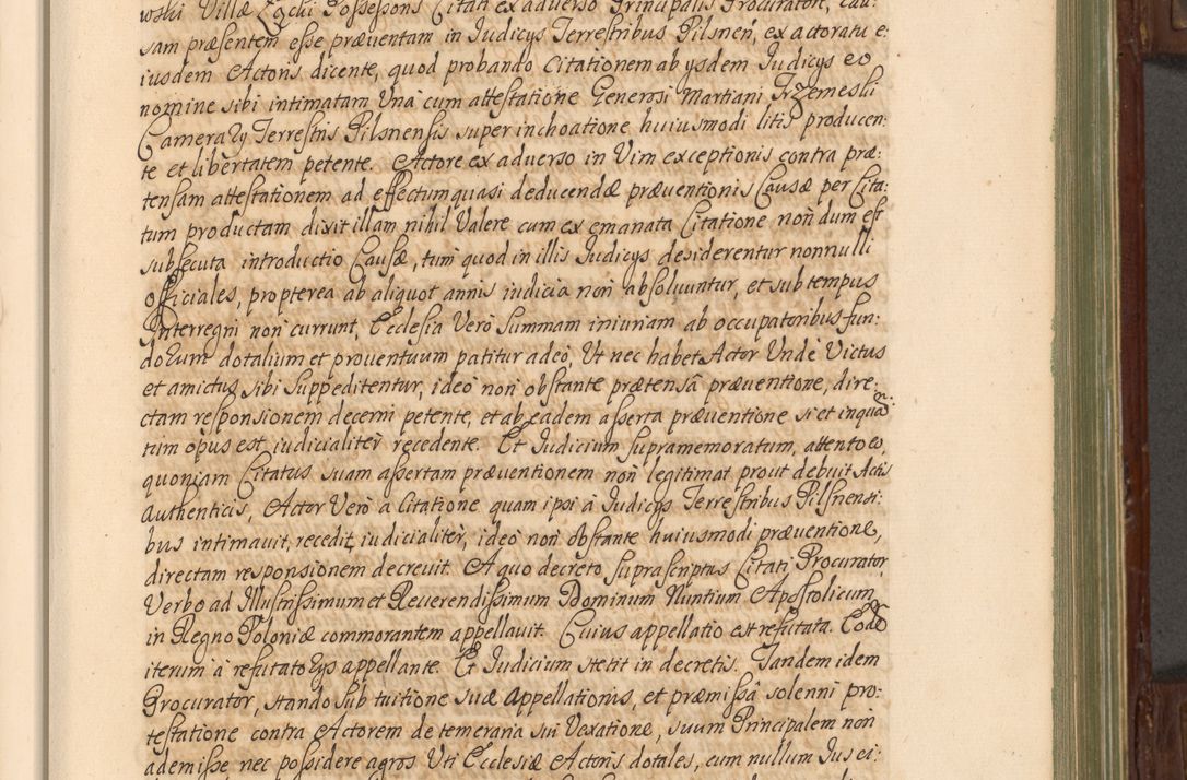 Zdjęcie nr 110 dla obiektu archiwalnego: Acta actorum episcopalium R. D. Andrea Trzebicki, episcopi Cracoviensis a mense Aprili 1675 ad Aprilem 1676 acticatorum. Volumen VI