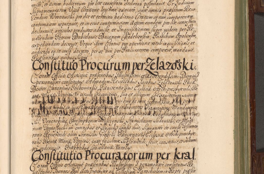 Zdjęcie nr 112 dla obiektu archiwalnego: Acta actorum episcopalium R. D. Andrea Trzebicki, episcopi Cracoviensis a mense Aprili 1675 ad Aprilem 1676 acticatorum. Volumen VI