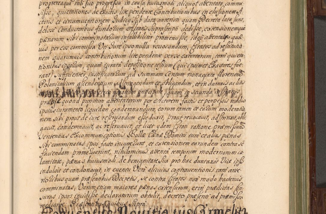 Zdjęcie nr 106 dla obiektu archiwalnego: Acta actorum episcopalium R. D. Andrea Trzebicki, episcopi Cracoviensis a mense Aprili 1675 ad Aprilem 1676 acticatorum. Volumen VI