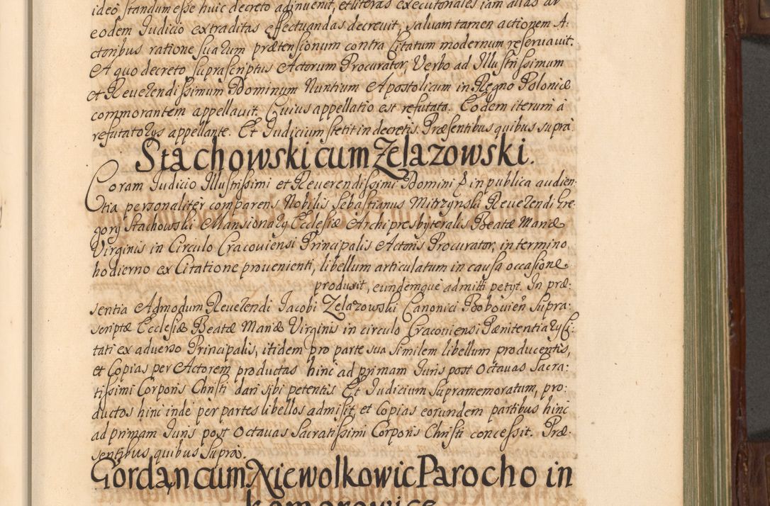 Zdjęcie nr 108 dla obiektu archiwalnego: Acta actorum episcopalium R. D. Andrea Trzebicki, episcopi Cracoviensis a mense Aprili 1675 ad Aprilem 1676 acticatorum. Volumen VI