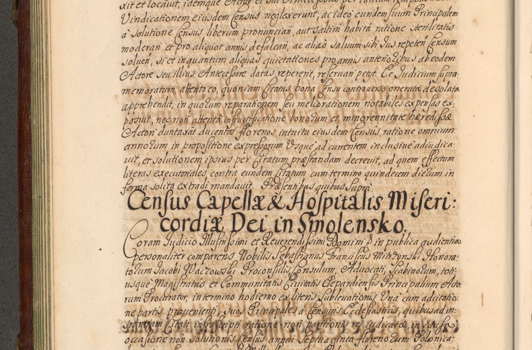 Zdjęcie nr 103 dla obiektu archiwalnego: Acta actorum episcopalium R. D. Andrea Trzebicki, episcopi Cracoviensis a mense Aprili 1675 ad Aprilem 1676 acticatorum. Volumen VI