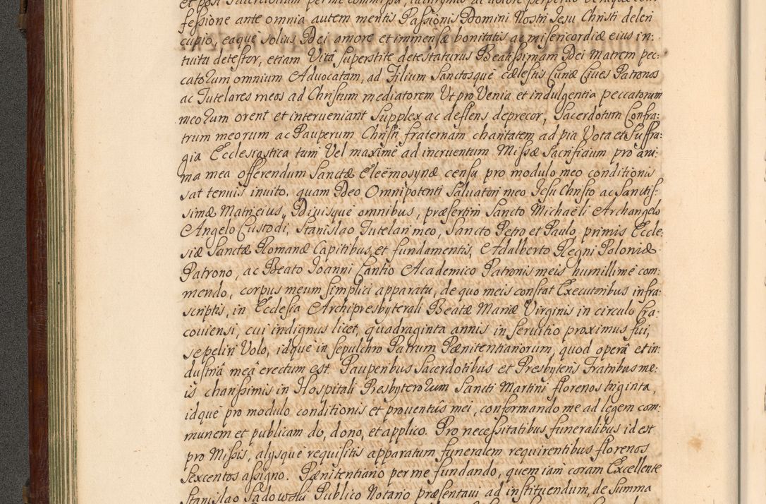 Zdjęcie nr 99 dla obiektu archiwalnego: Acta actorum episcopalium R. D. Andrea Trzebicki, episcopi Cracoviensis a mense Aprili 1675 ad Aprilem 1676 acticatorum. Volumen VI