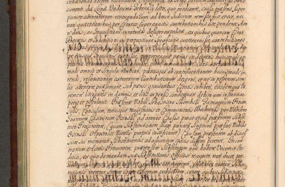 Zdjęcie nr 105 dla obiektu archiwalnego: Acta actorum episcopalium R. D. Andrea Trzebicki, episcopi Cracoviensis a mense Aprili 1675 ad Aprilem 1676 acticatorum. Volumen VI