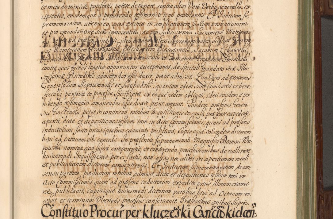 Zdjęcie nr 92 dla obiektu archiwalnego: Acta actorum episcopalium R. D. Andrea Trzebicki, episcopi Cracoviensis a mense Aprili 1675 ad Aprilem 1676 acticatorum. Volumen VI