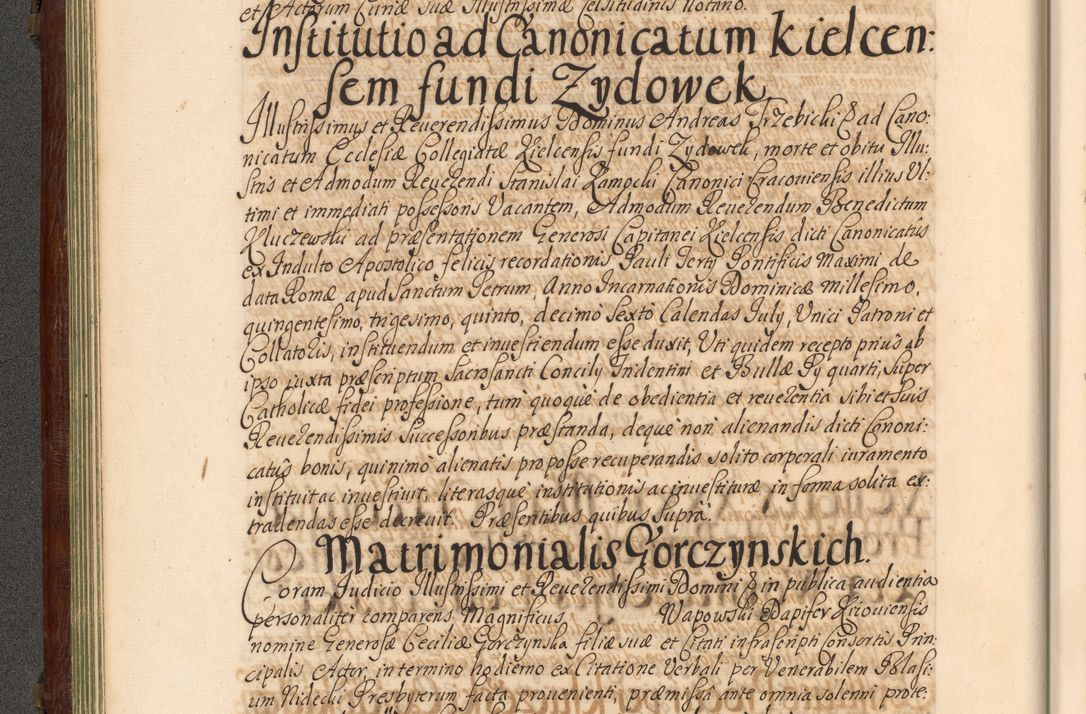 Zdjęcie nr 91 dla obiektu archiwalnego: Acta actorum episcopalium R. D. Andrea Trzebicki, episcopi Cracoviensis a mense Aprili 1675 ad Aprilem 1676 acticatorum. Volumen VI