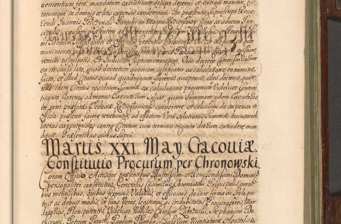 Zdjęcie nr 86 dla obiektu archiwalnego: Acta actorum episcopalium R. D. Andrea Trzebicki, episcopi Cracoviensis a mense Aprili 1675 ad Aprilem 1676 acticatorum. Volumen VI