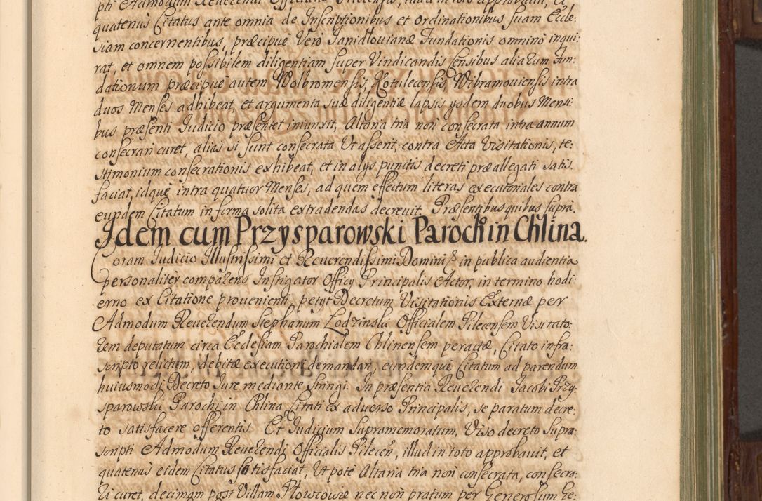 Zdjęcie nr 88 dla obiektu archiwalnego: Acta actorum episcopalium R. D. Andrea Trzebicki, episcopi Cracoviensis a mense Aprili 1675 ad Aprilem 1676 acticatorum. Volumen VI