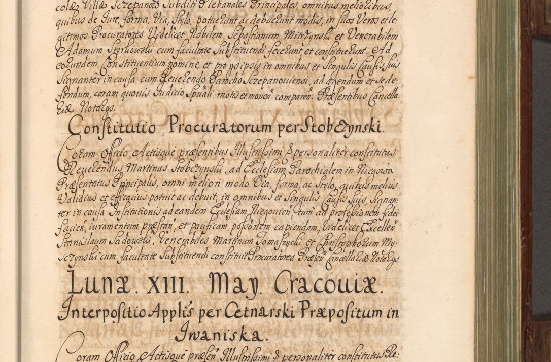 Zdjęcie nr 82 dla obiektu archiwalnego: Acta actorum episcopalium R. D. Andrea Trzebicki, episcopi Cracoviensis a mense Aprili 1675 ad Aprilem 1676 acticatorum. Volumen VI