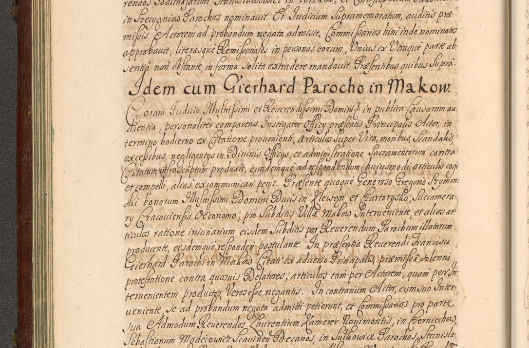 Zdjęcie nr 75 dla obiektu archiwalnego: Acta actorum episcopalium R. D. Andrea Trzebicki, episcopi Cracoviensis a mense Aprili 1675 ad Aprilem 1676 acticatorum. Volumen VI
