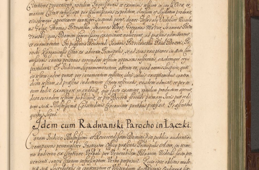 Zdjęcie nr 76 dla obiektu archiwalnego: Acta actorum episcopalium R. D. Andrea Trzebicki, episcopi Cracoviensis a mense Aprili 1675 ad Aprilem 1676 acticatorum. Volumen VI